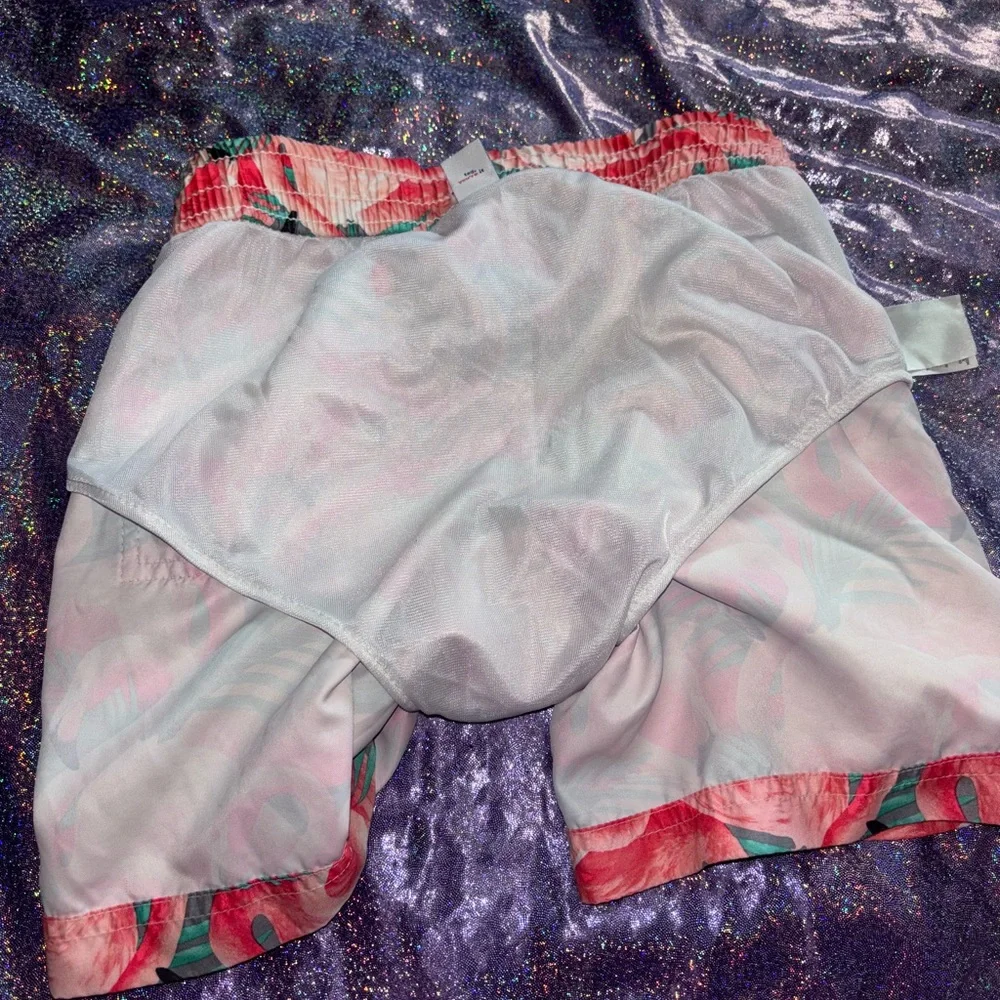 Old Navy Flamingo swim Trunks